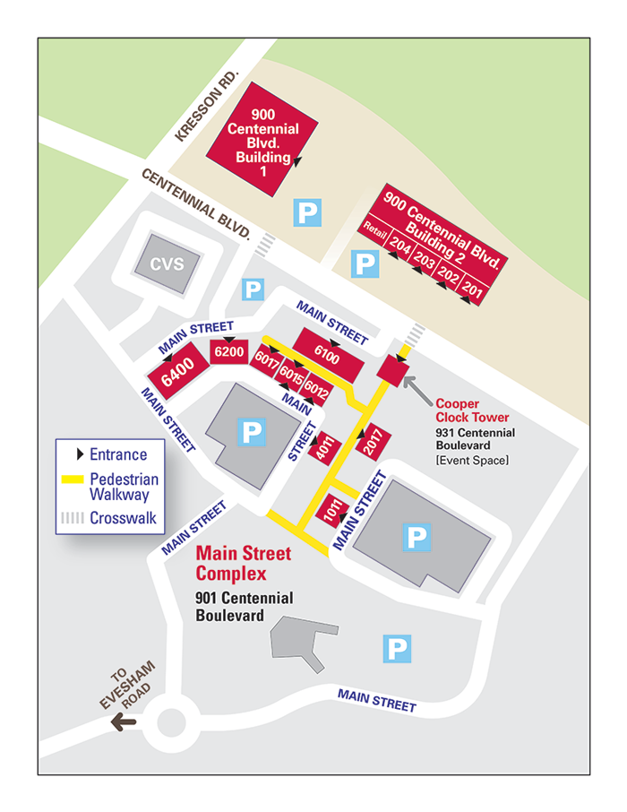 Voorhees Campus Map