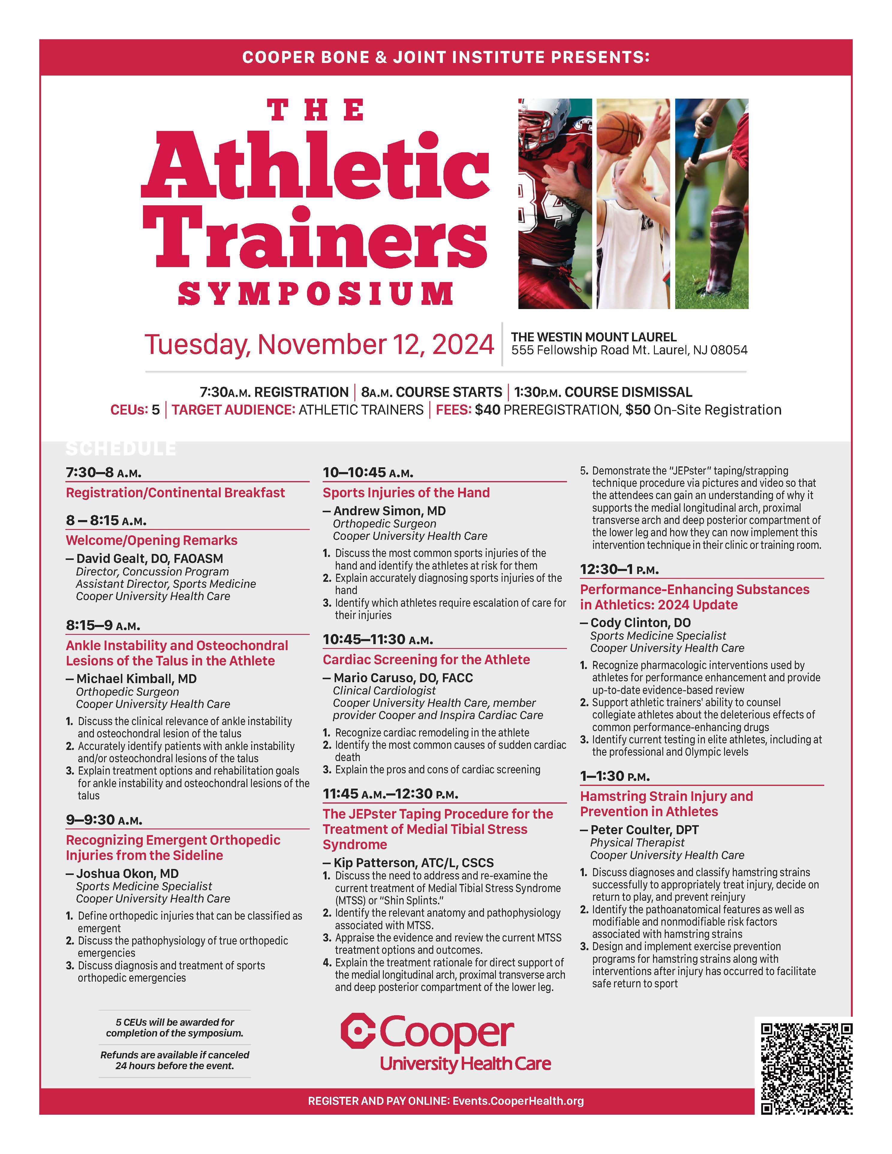 Athletic Trainers Symposium 2024