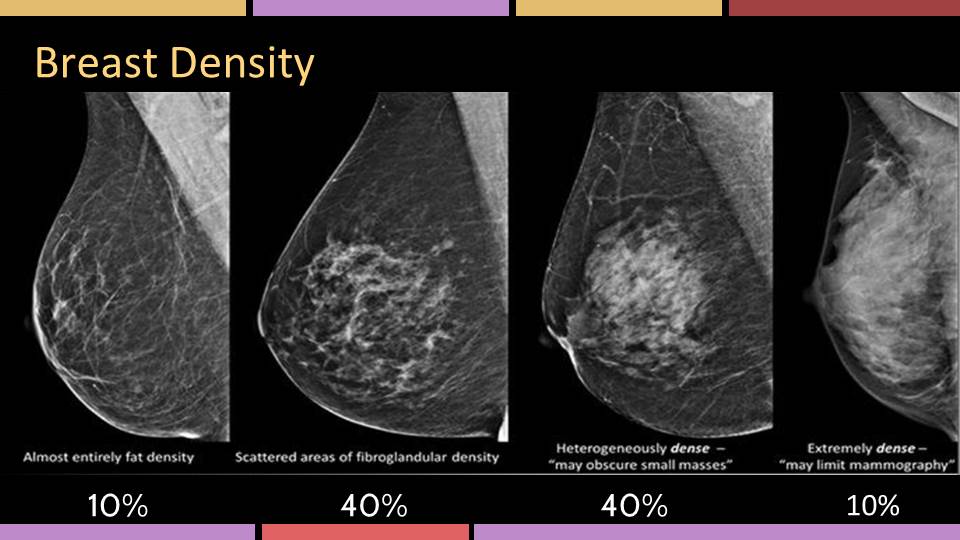 Area Of Density On Mammogram 