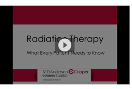 radiation therapy video