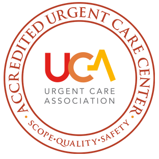 UCA accreditation logo awarded to Cooper Urgent Care Centers
