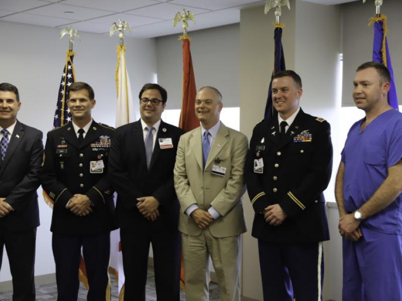 Cooper Honors Trauma Surgeon With “Military Employee of the Year” Award