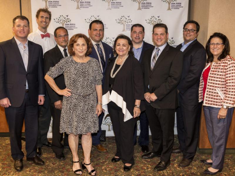 Ninth Annual Jim Fifis Lung Cancer Research Fund Benefit Dinner Raises $125,000 for MD Anderson Cancer Center at Cooper
