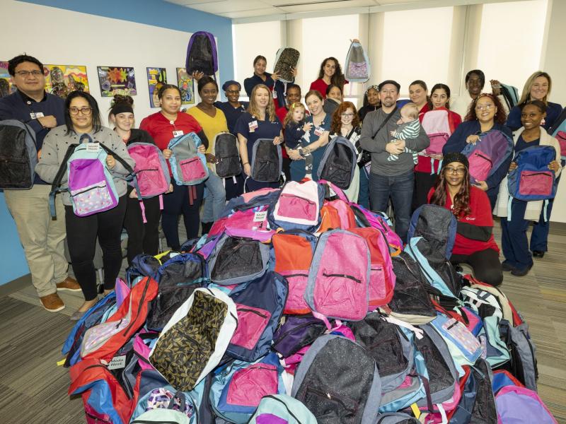 Ten-year-old Haddon Township girl donates more than 600 personal care backpacks for patients at Cooper University Health Care
