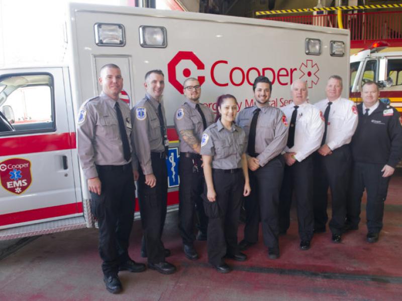 Cooper EMS Honored by Camden Officials for Outstanding Lifesaving Efforts