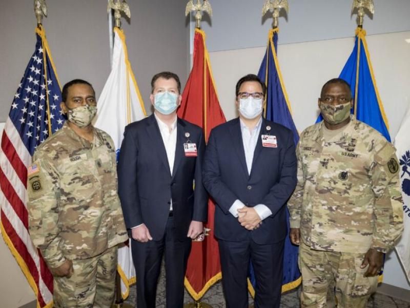 Cooper University Health Care Hosts Visit from the U.S. Army Surgeon General