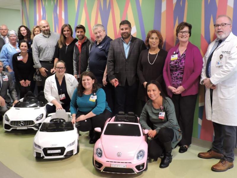 South Jersey Auto Dealer Donates Three Mini Cars for Kids at Cooper University Health