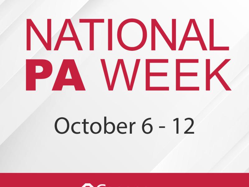 Celebrating National Physician Assistant Week