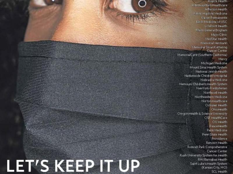 Cooper University Health Care Joins Other Top U.S. Hospitals to Encourage Everyone to #MaskUp